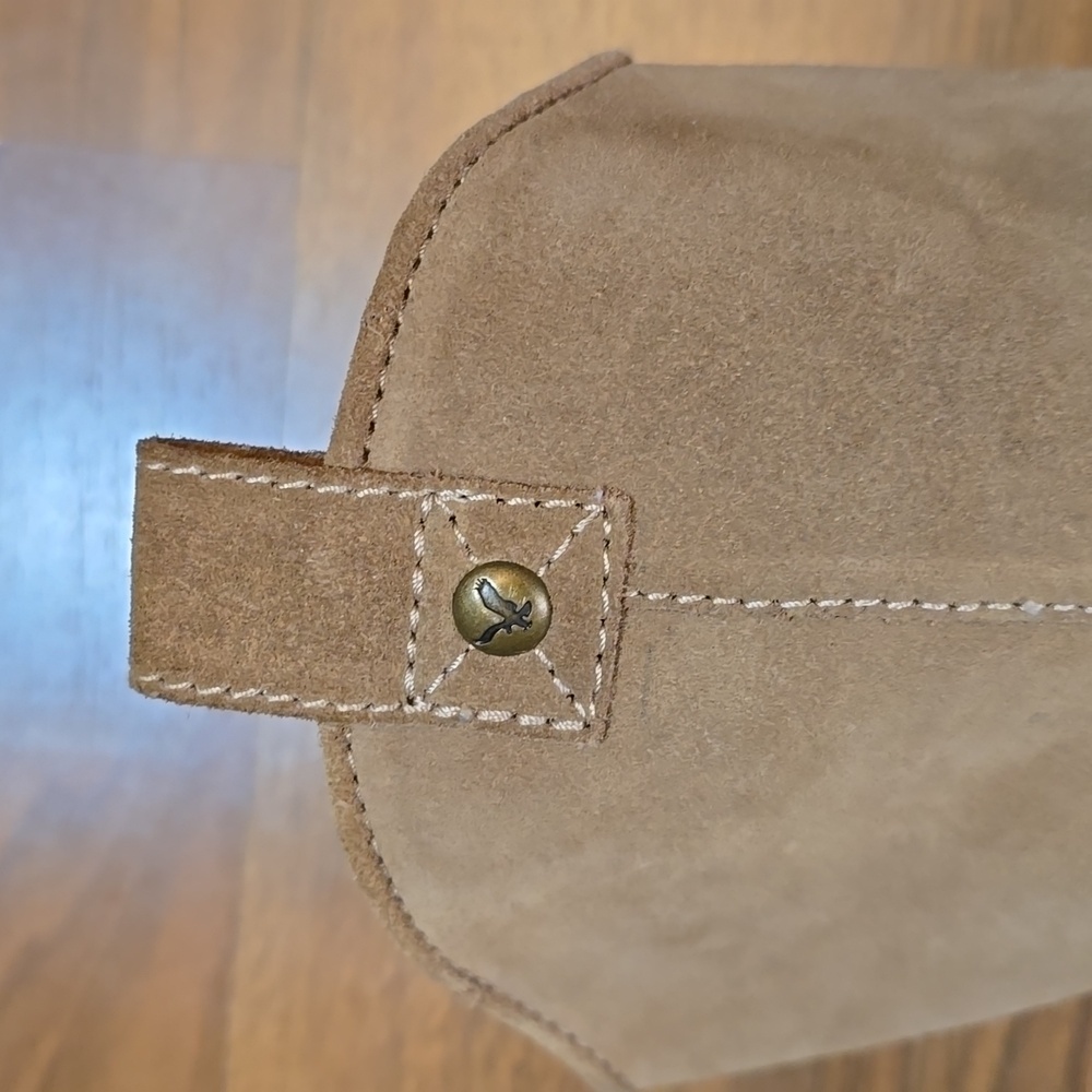 American Eagle Outfitters Heeled Suede Calf Boots View 3